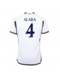 Moški Nogometna dresi replika Real Madrid David Alaba #4 Domači 2023-24 Kratek rokav